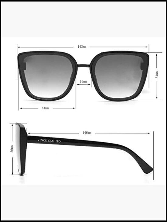 Women\'s Square UV Protective Sunglasses with Gradient Lenses
